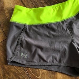 Under Armour Shorts!! Great Condition, neon yellow
